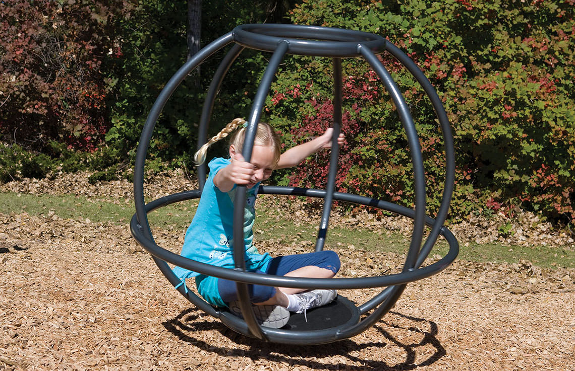 spinning playground equipment