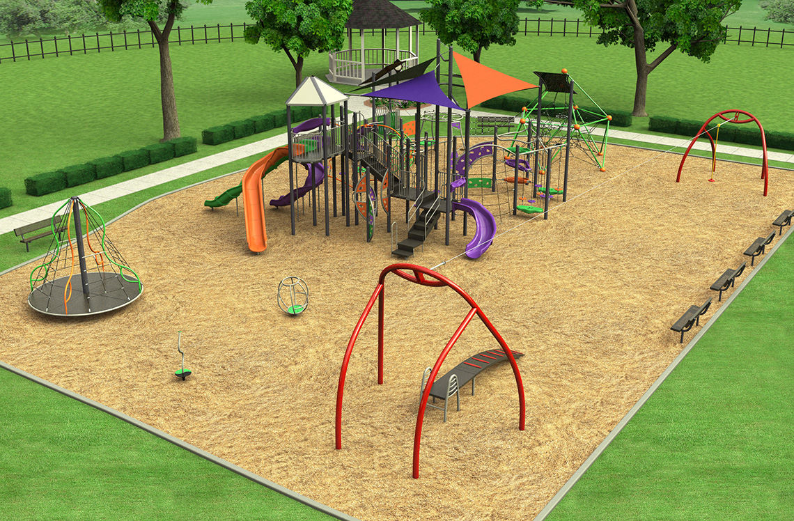 Commercial Outdoor Playground Equipment - Snider Recreation