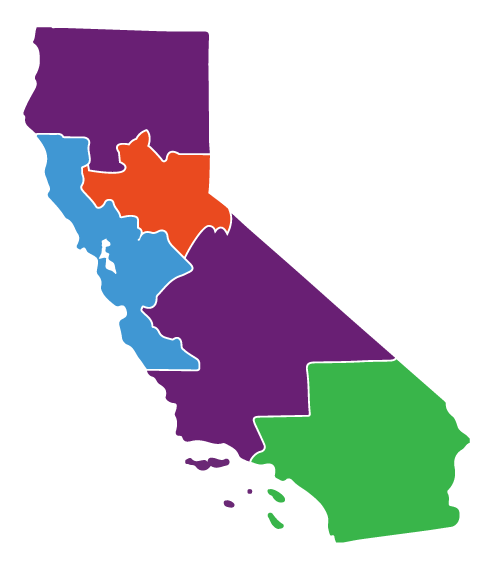 California Commercial Playground Equipment Representative Map