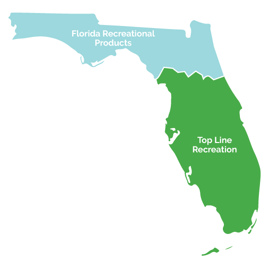 Florida Commercial Playground Equipment Representative Map